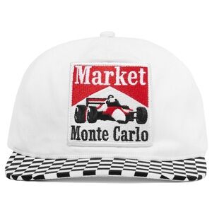 MARKET | Racing Checkered Snapback Hat